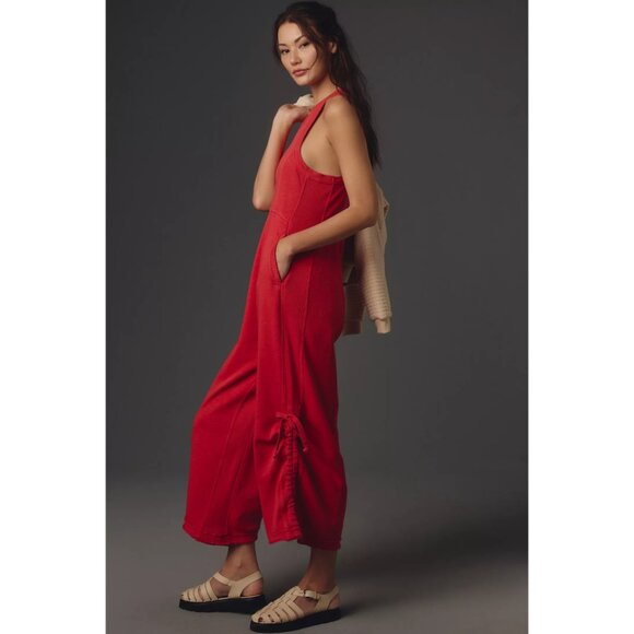 Anthropologie Red Jumpsuit - Picture 3 of 13